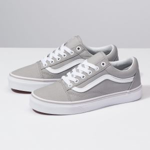 Vans Bayan Spor Ayakkabı Old Skool Koyu Gri/Beyaz | 38266-720